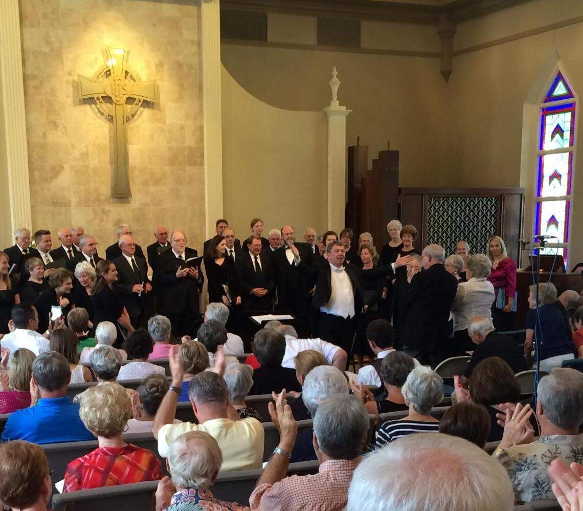 The Summer Singers, here conducted by William Baker, will lift their voices again this season.