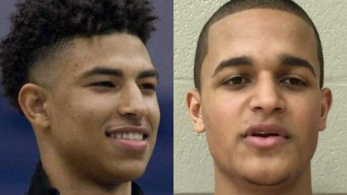 Quentin Grimes, left, and Jeremiah Robinson-Earl out of Bishop Miege have survived the first cuts at the Bill Self-coached Team USA basketball camp in Colorado.
