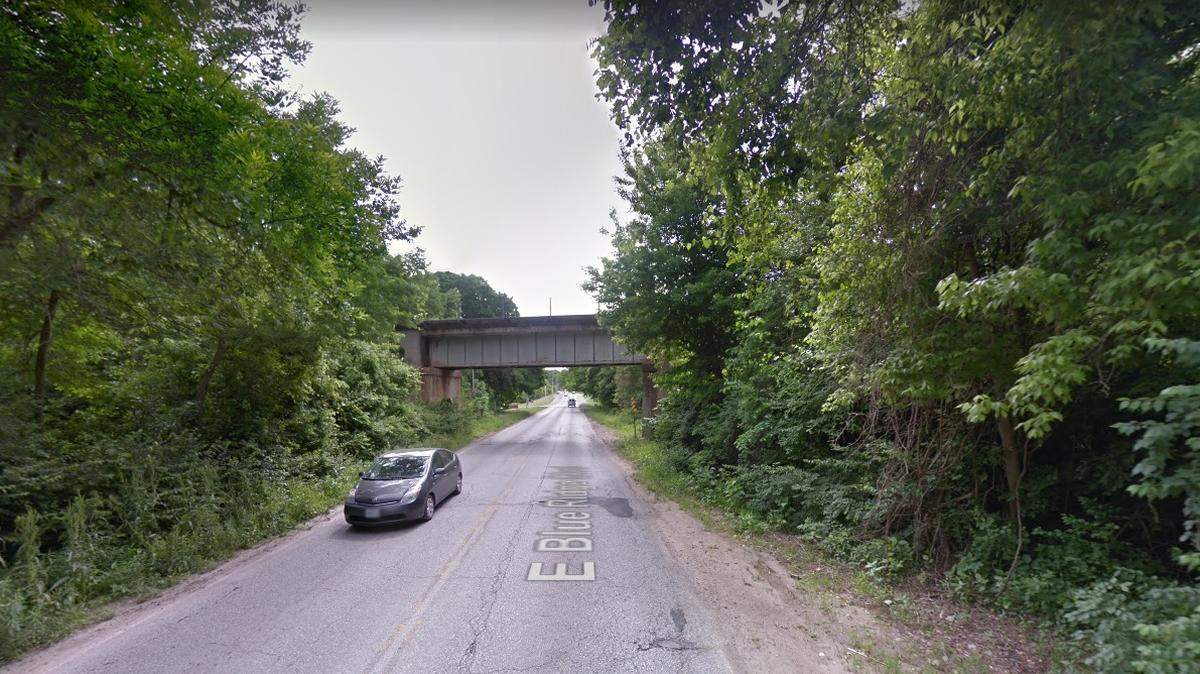 A man died Wednesday, Sept. 12, 2018, when he was struck by a train near East Blue Ridge Boulevard and Holmes Road near Martin City, Kansas City police said. This is a Google Maps view of the area from 2017.