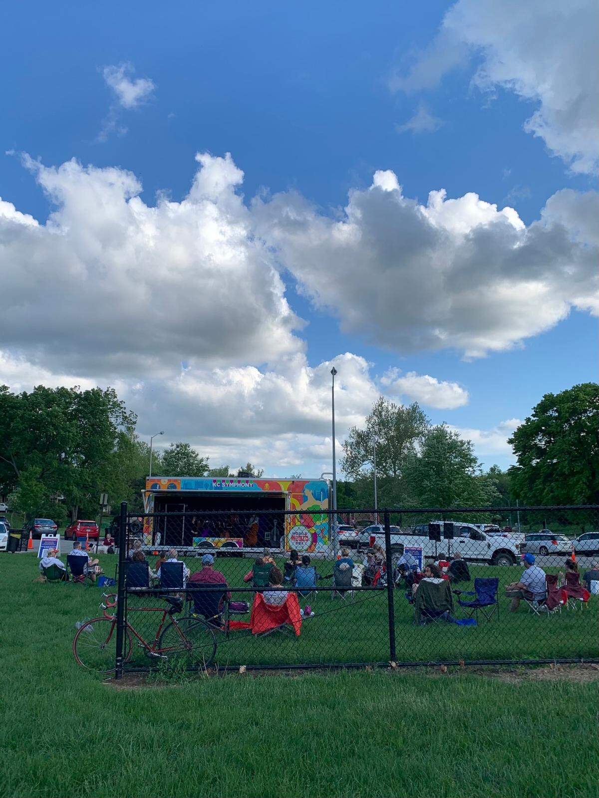 The Kansas City Symphony put on a free performance in Gillham Park in 2022.