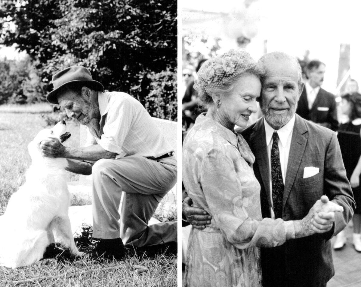 “To Dance with the White Dog” is the 178th Hallmark Hall of Fame presentation, airing Sunday, December 5, 1993 on CBS. The film stars Hume Cronyn as Sam Peek, a widower who forms an unlikely bond with a mysterious white dog after the death of his wife, Cora, played by Jessica Tandy. As Sam grapples with his grief, the presence of the white dog offers him companionship and a sense of comfort.
