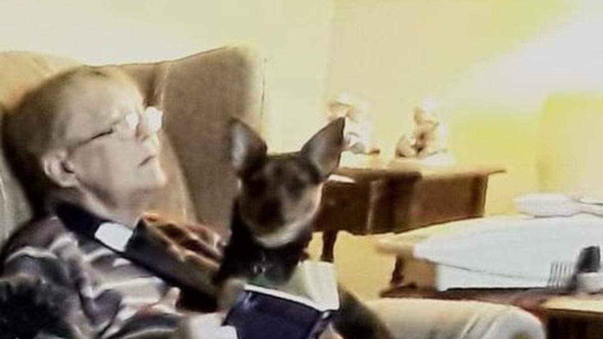 Nancy Morgan and her dog Buddy, who was found hanged in Blue Valley Park on Friday. Investigators with KC Pet Project are seeking any information on what happened to Buddy.