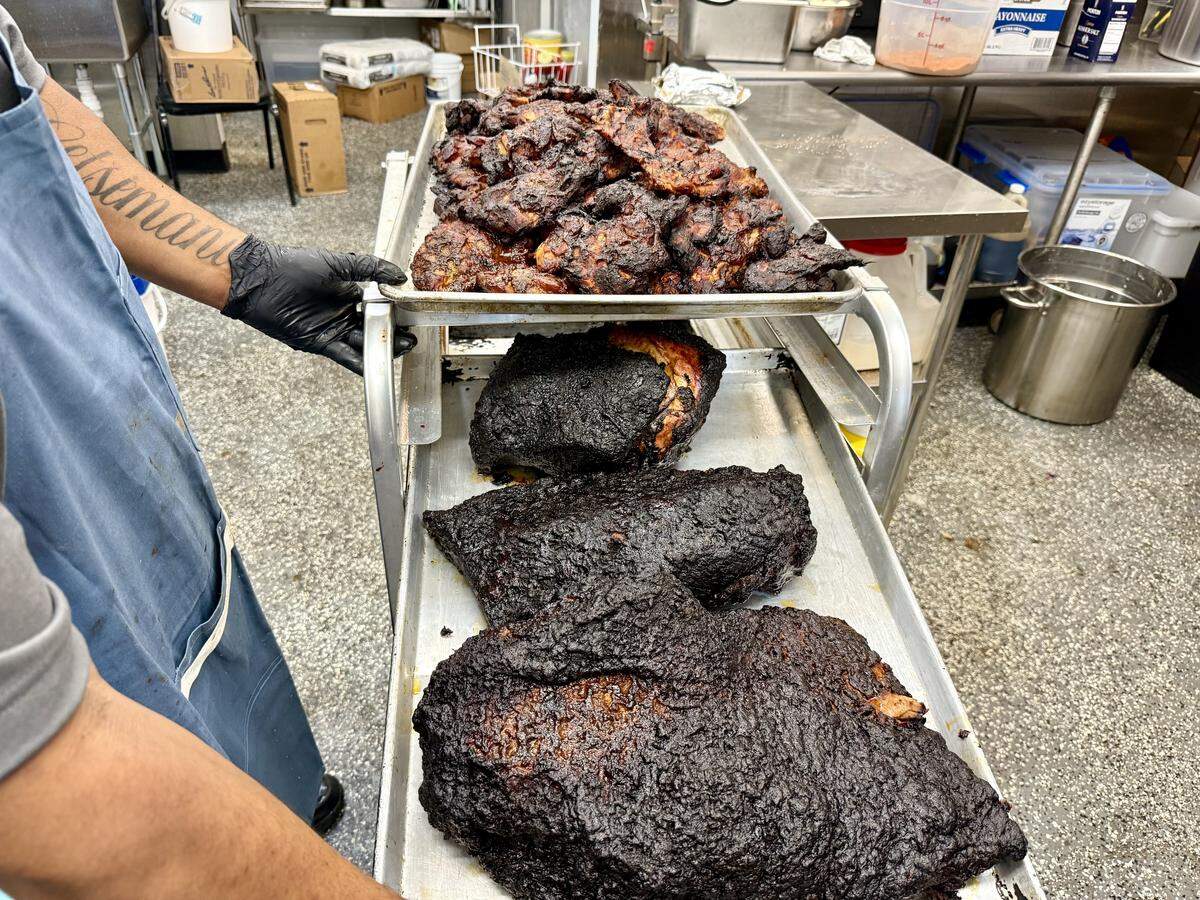 American Way smokes chicken, brisket, ribs and more at its Independence location.