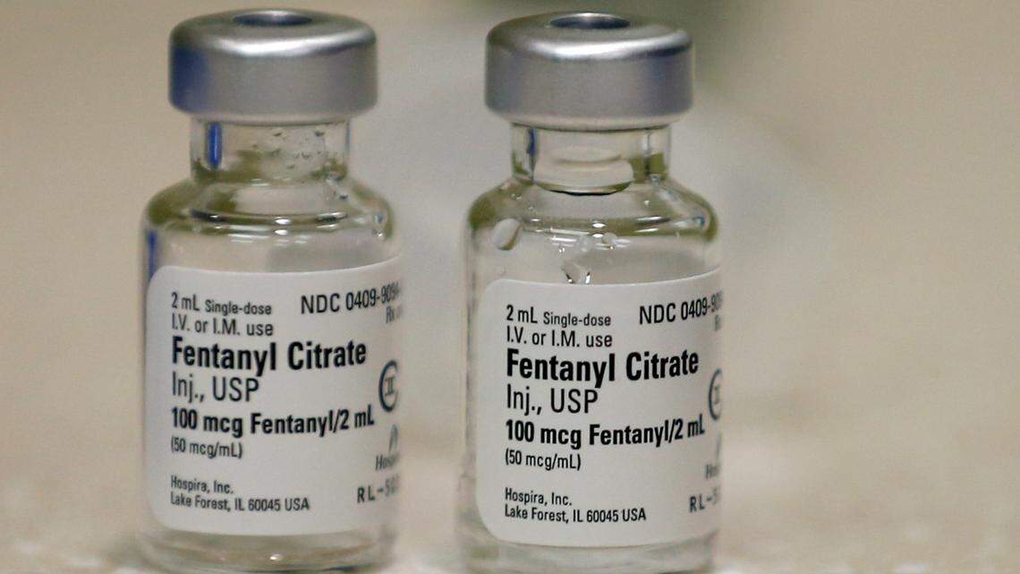 This is a file photo of fentanyl. An Illinois dentist is accused of giving his patients half-strength fentanyl after keeping the other half for “his personal use.”