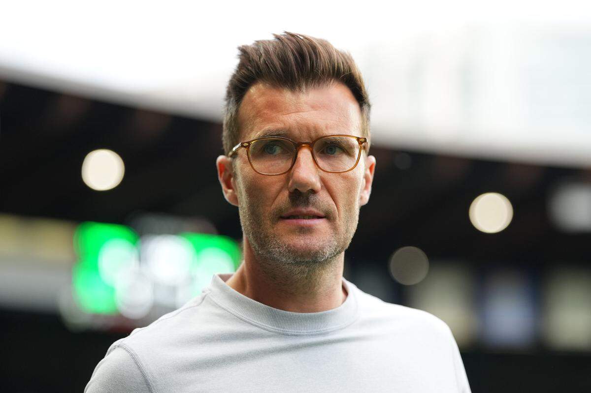 Sporting KC head coach Raphael Wicky looks on during a match against the Timbers at Providence Park in Portland on Saturday, May 9, 2026.