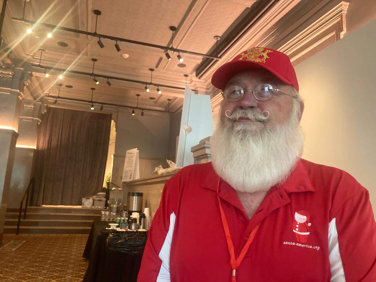 Kevin Boydston of Platte County is president of Santa America, a volunteer organizations of Santas and Mrs. Clauses that visit sick and dying children and adults in hospice, as well as other children in sensitive situations.