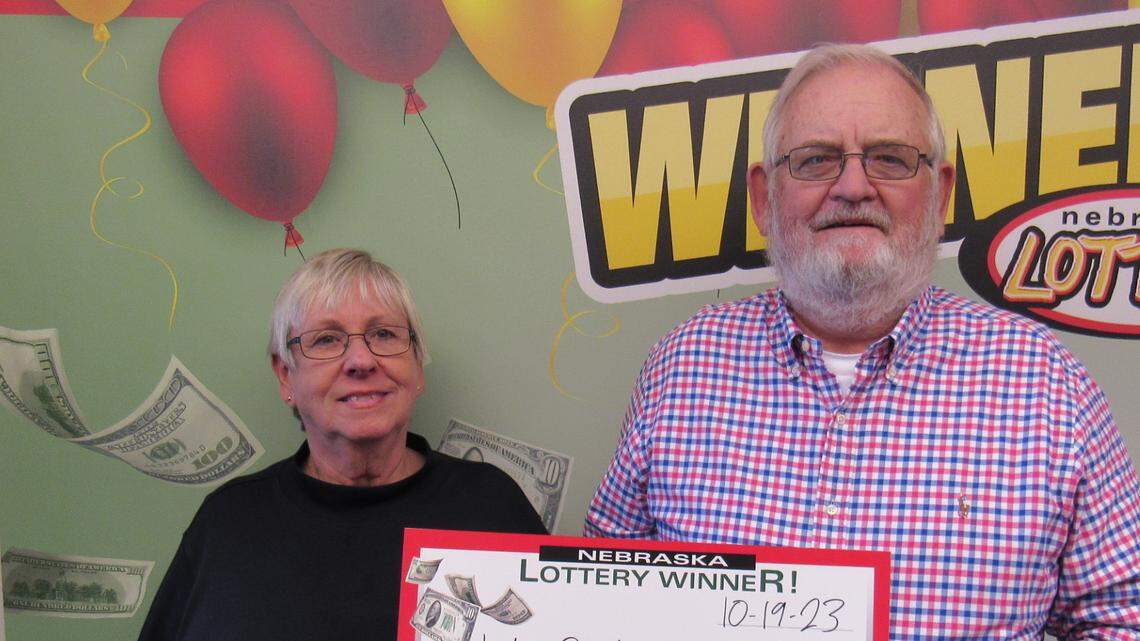 Leland Gohlmann claimed a $1 million Powerball prize with his wife, Jeri.