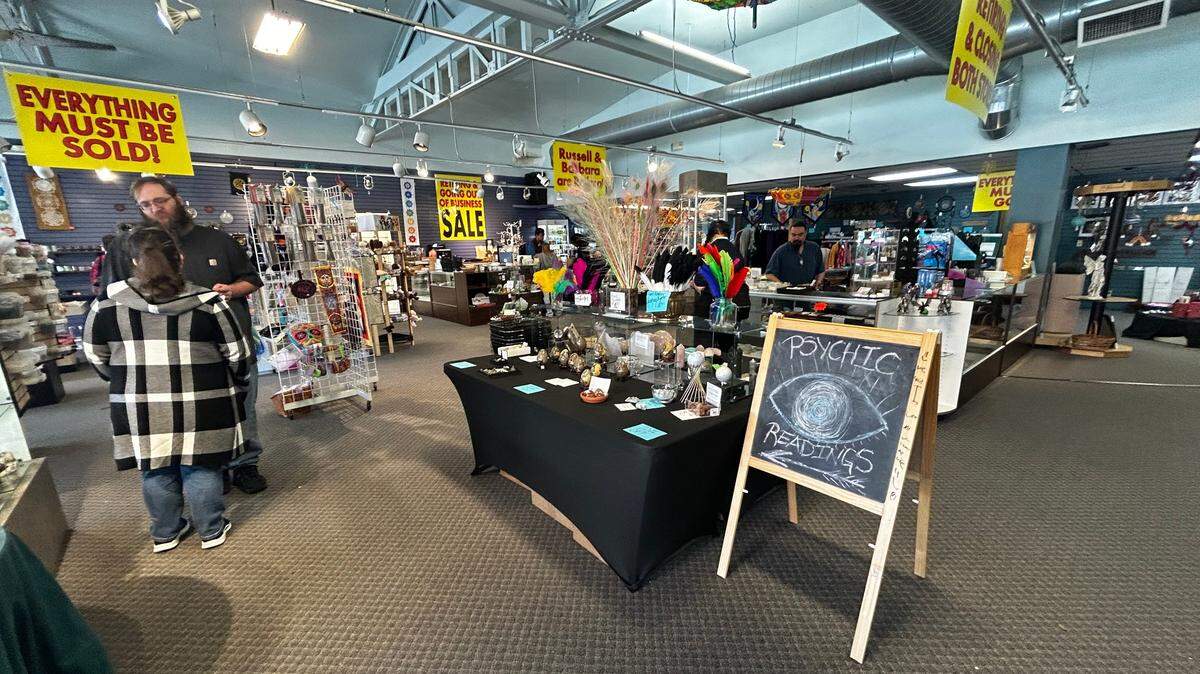 The metaphysical new-age shop Aquarius and custom jeweler Vulcan’s Forge have shared space for decades. The owners plan to permanently close sometime in the next few months.