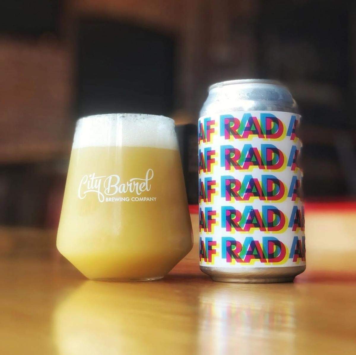 City Barrel Brewing Co.’s award-winning RAD AF.