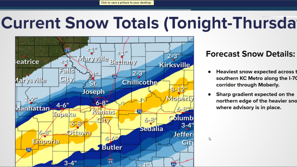Winter storm targets southern KC with heaviest snowfall; Here’s the timing of snowstorm