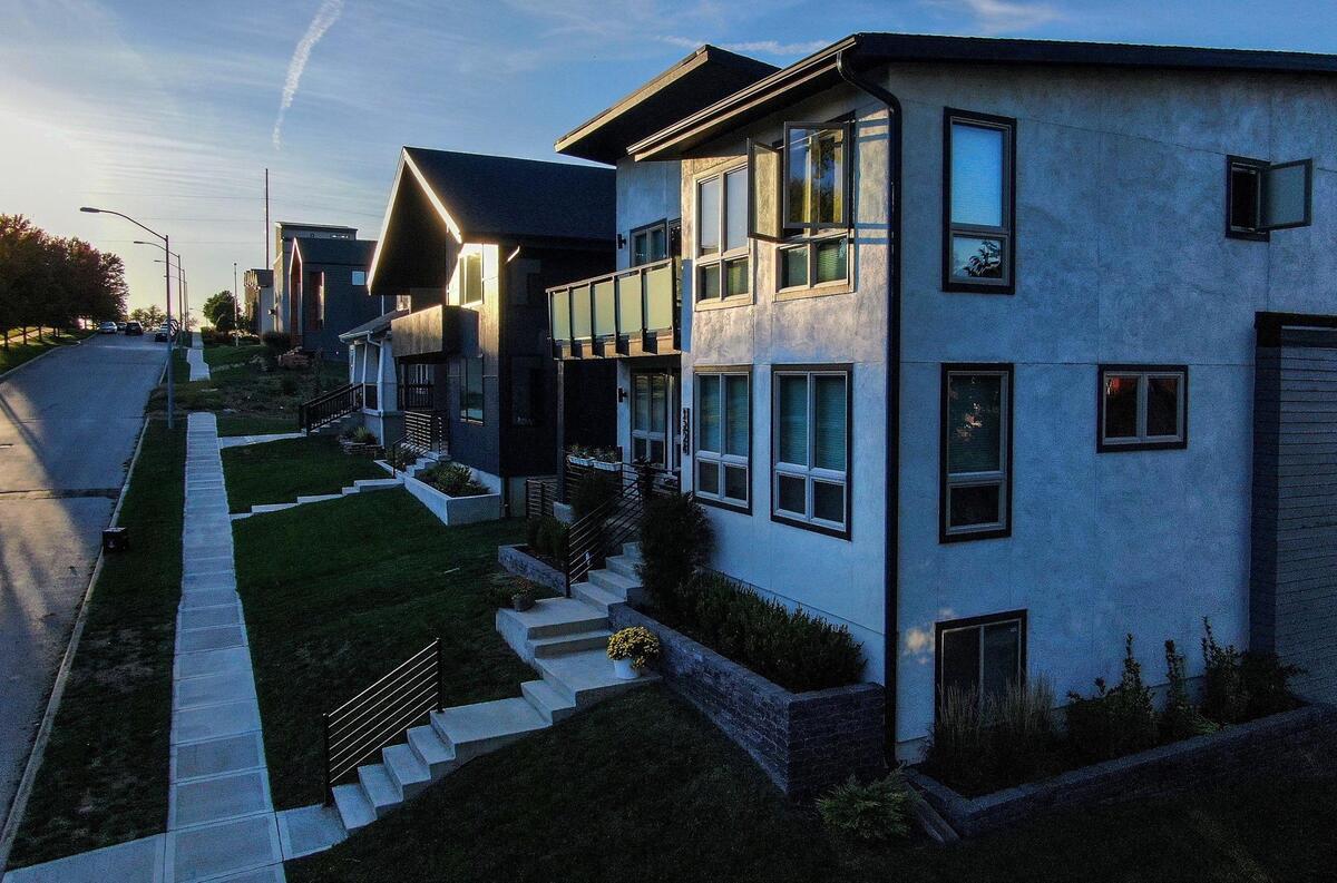 These Beacon Hill homes are to the north of the proposed park space.