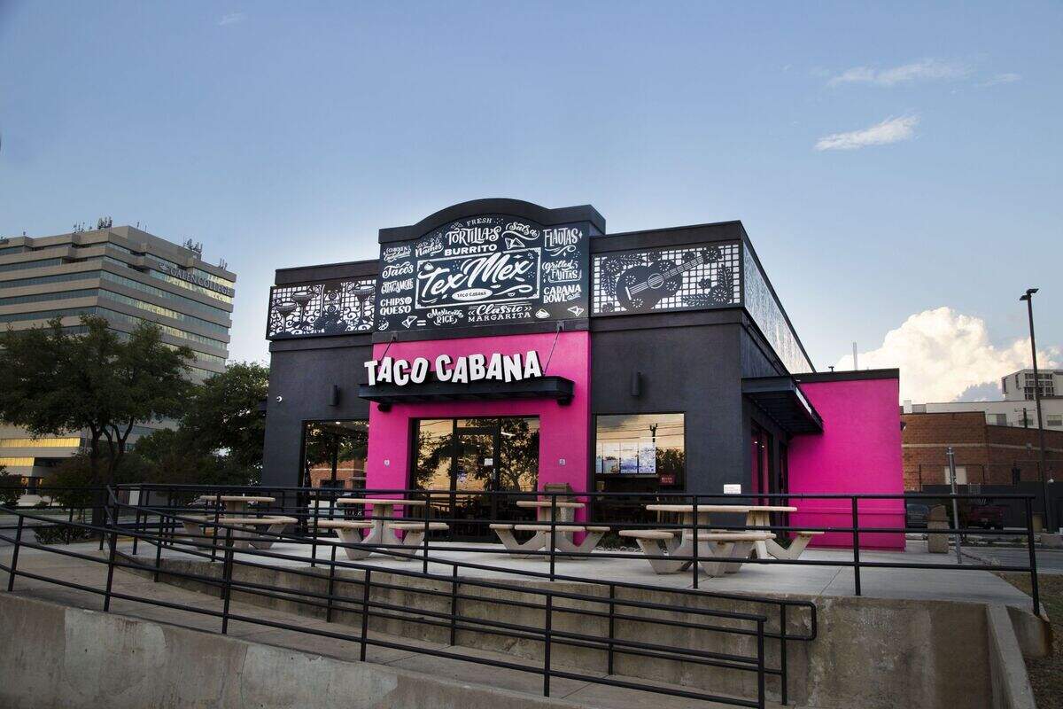 Taco Cabana’s restaurants have dine-in and drive-thru options.
