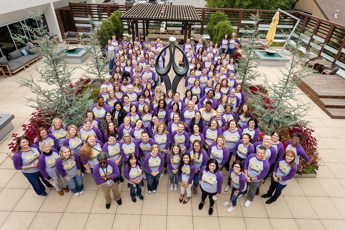The Midwest Transplant Network team celebrated its 50th anniversary in 2023.