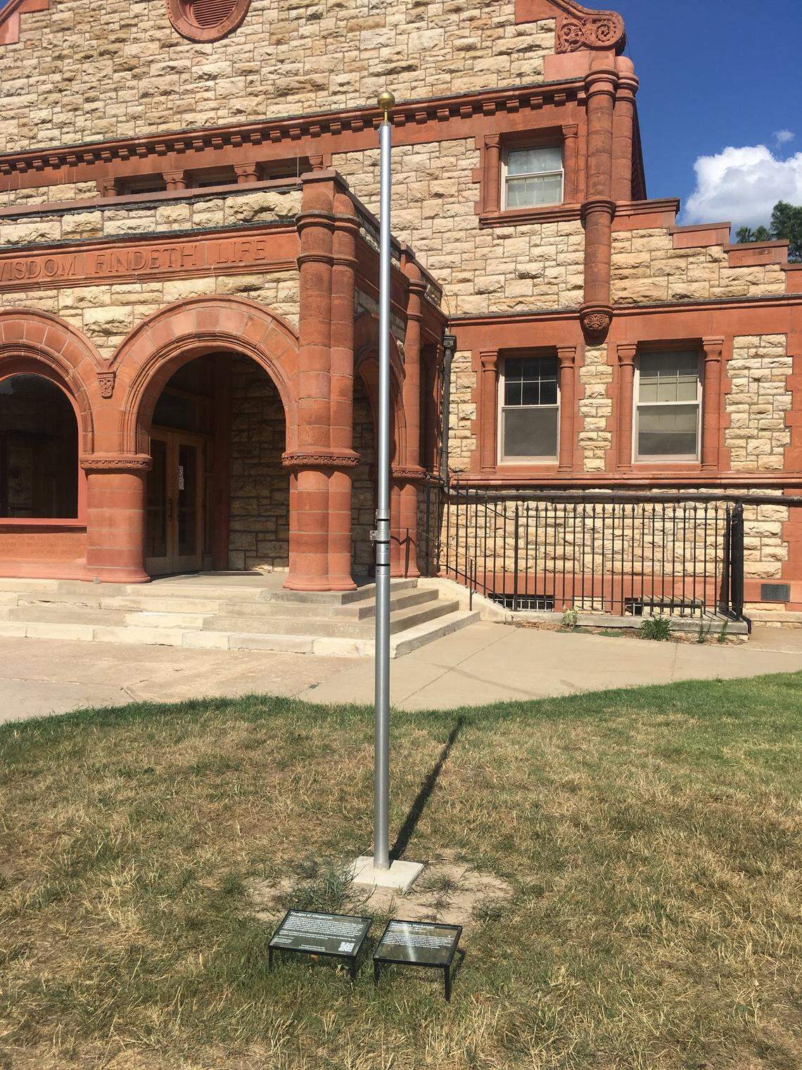KU removed a controversial flag at the urging of Kansas Gov. Jeff Colyer.