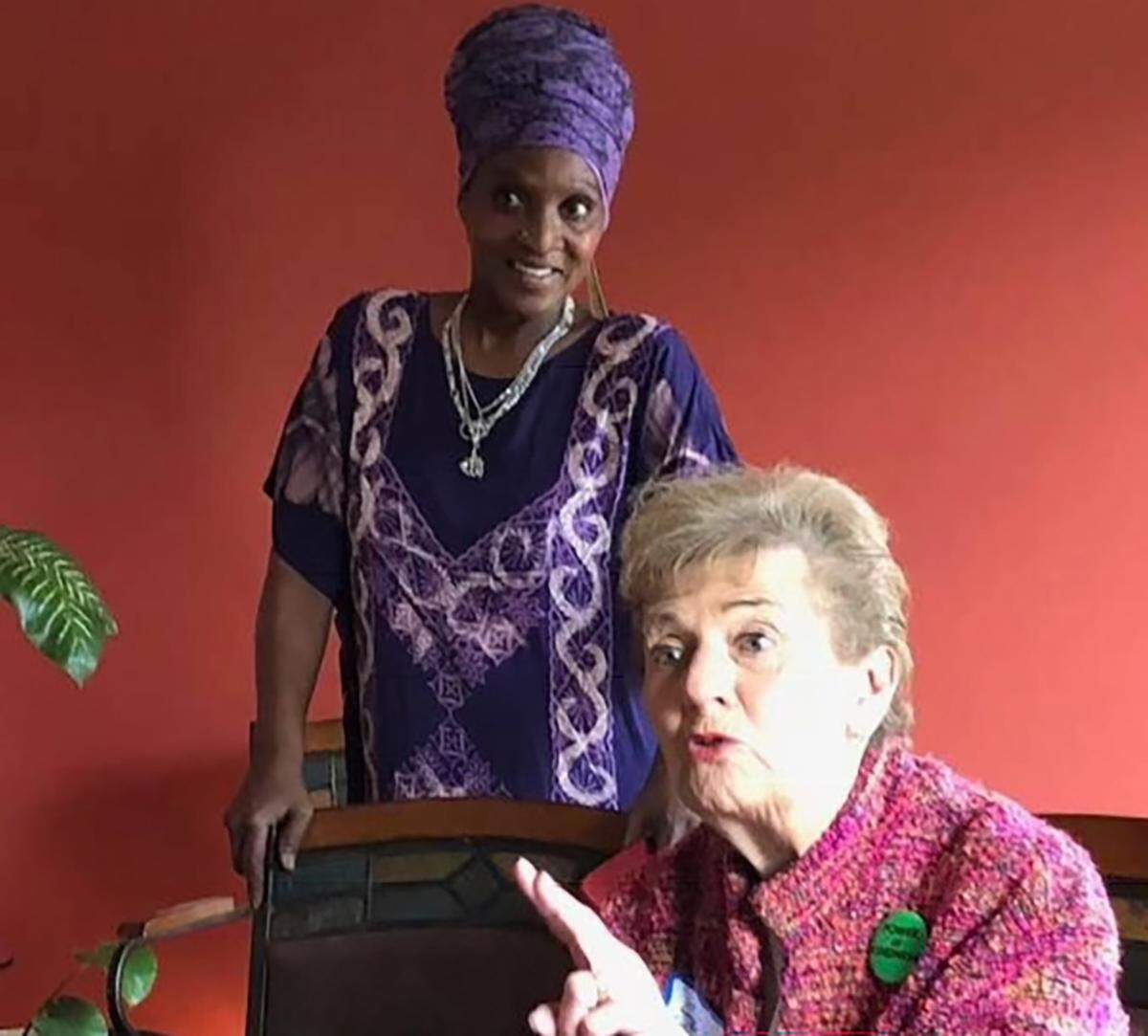 “She held me up until I could hold myself up,” said mentee and friend Von Vonner.