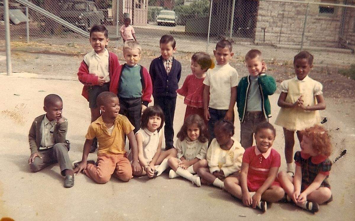 Children at the Mattie Rhodes Center in the 1970s.