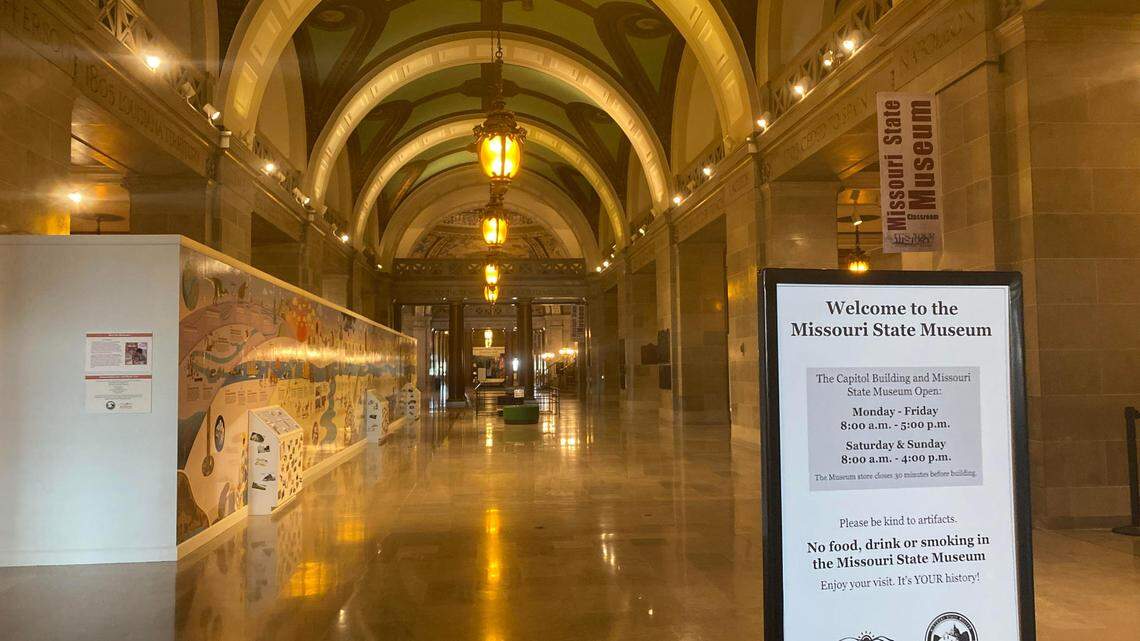 The Missouri State Museum exhibit hall in the state capitol was empty on Sept. 2 after an exhibit on LGBT history in Kansas City was abruptly removed.