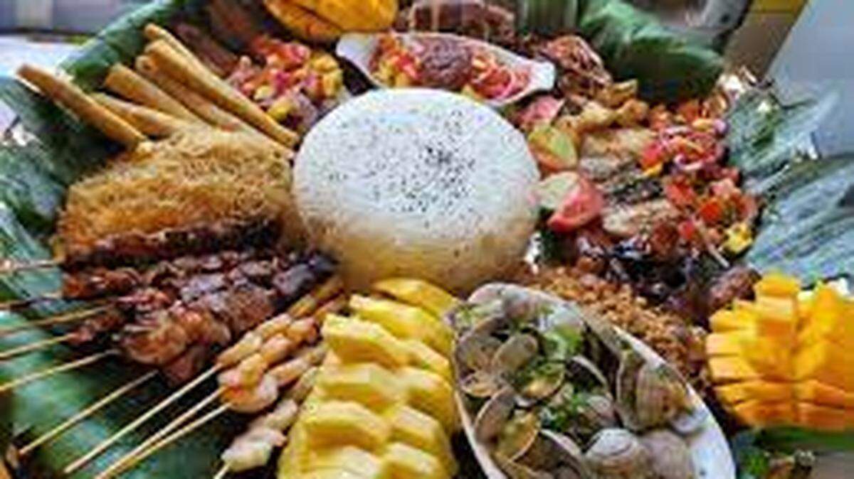 Manila Bay on Main will offer a variety of kebabs including pork, chicken, shrimp, beef and vegetables.