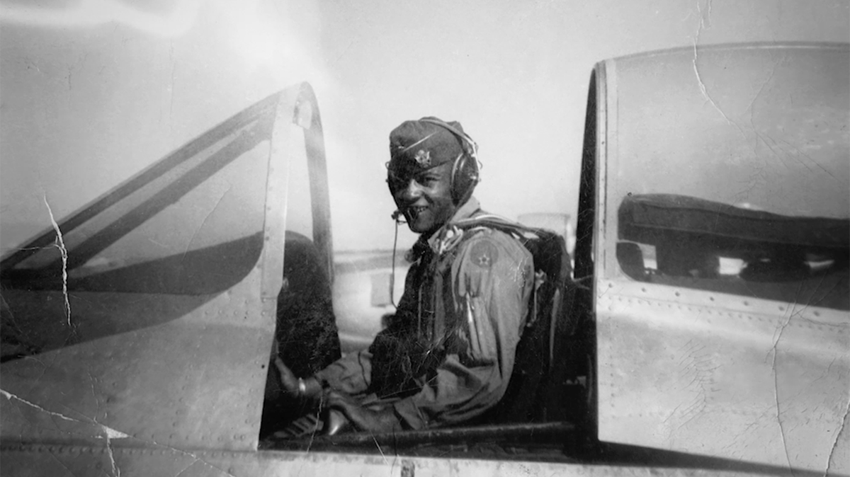 “Growing up by the airfield, I always thought flying was really fascinating but I never thought of myself flying,” says Edward Dwight, seen during his time in the Air Force, where he reached the rank of captain.