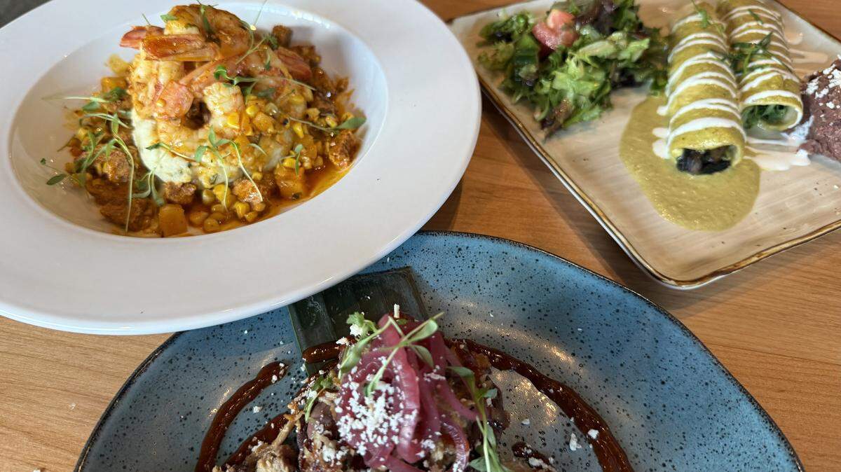 Shrimp and grits, enchiladas and duck sopes are on the menu at LaPez.
