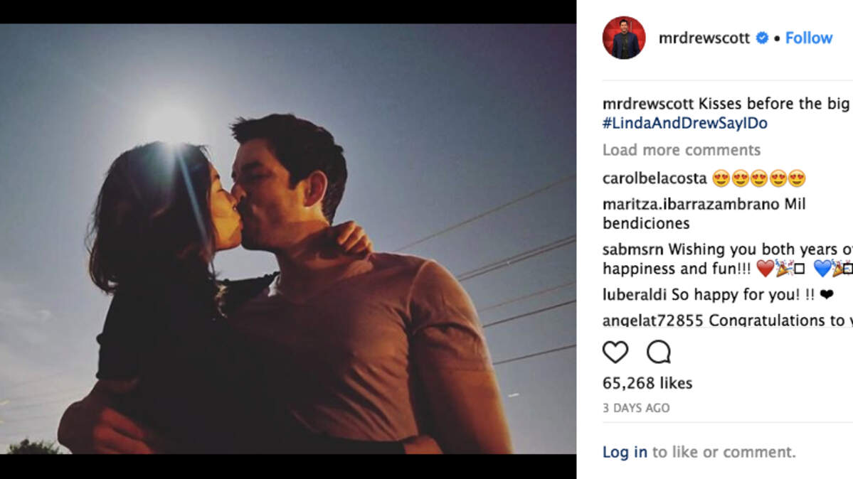 Drew Scott, one half of HGTV's popular "Property Brothers" show, married his girlfriend, Linda Phan, on Saturday in Italy.