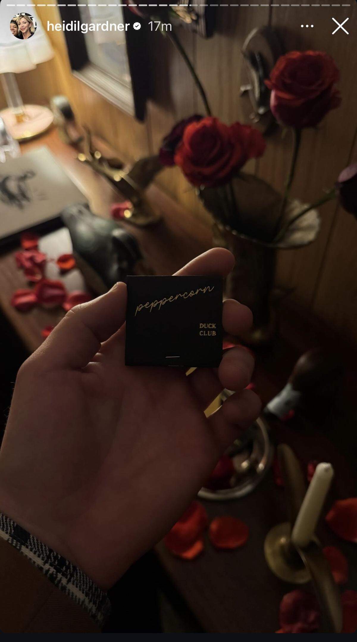 A retro flashback to the matchbooks the restaurant used to give to patrons.