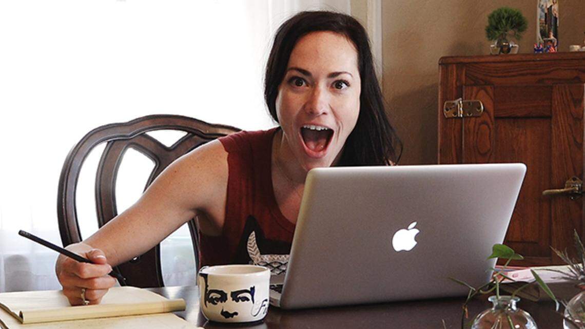 What’s on my desk: KC playwright and actress Vanessa Severo shows where she creates