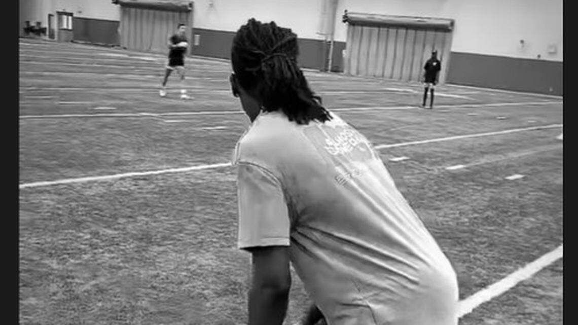 Chiefs receiver Rashee Rice is back at practice with Patrick Mahomes.