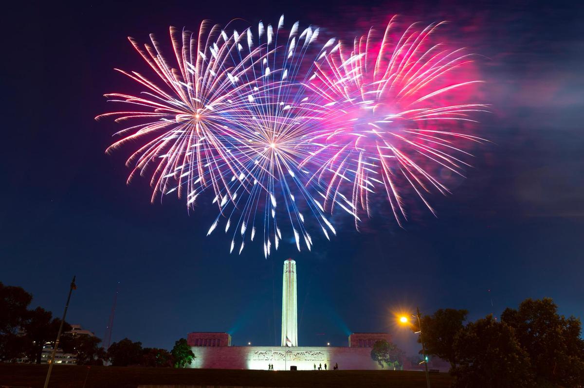 A 20-minute fireworks display over the Liberty Memorial will highlight the Stars and Stripes Picnic on July 4.