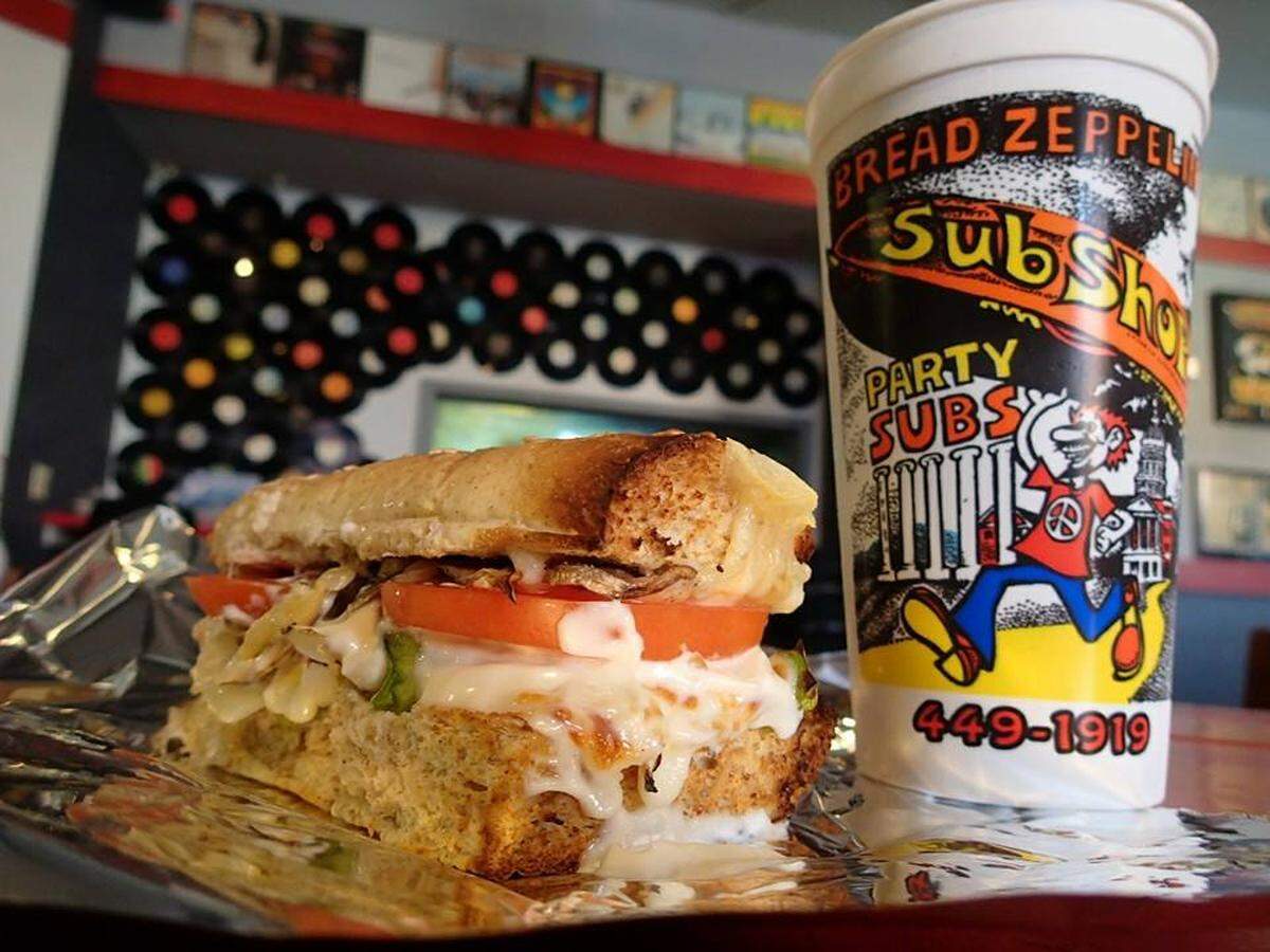 The popular Veggie at Sub Shop
