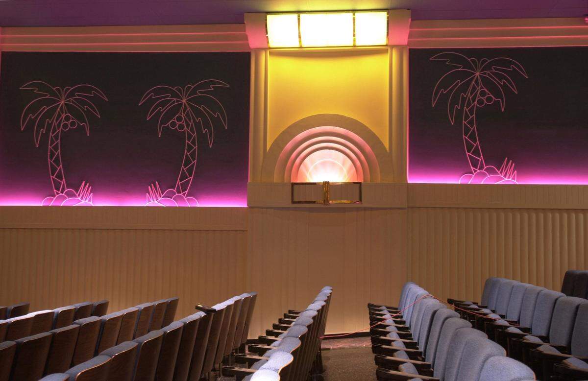 After seven years of renovations, the Rio movie theater opened in 2000 in downtown Overland Park, seating about 300 movie-goers.