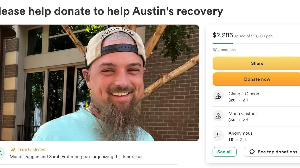 A fundraiser has launched for paraprofessional Austin Penca, who was shot outside Plaza Academy on Jan. 24.