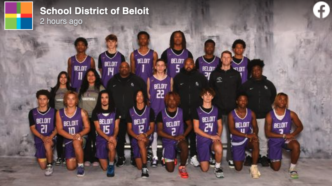 Racist chants and messages were directed at players on the Beloit Memorial High School basketball team, officials say.