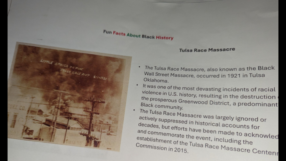 One of the flyers.