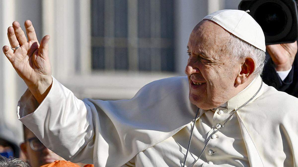 Pope Francis attends the weekly general audience in Saint Peter's square at the Vatican on September 6, 2023. Photo: (EV) Vatican Media/Abaca/Sipa USA