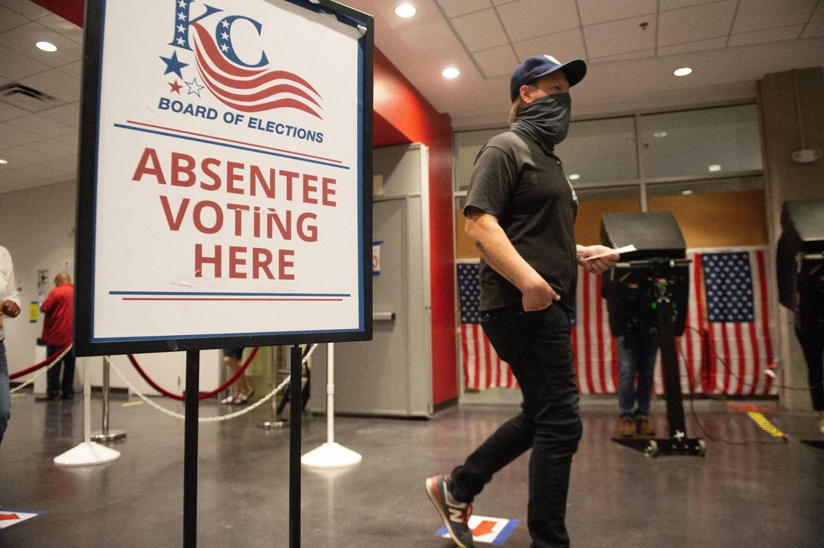Union Station has been open for “in-person absentee” voting since Sept. 22.