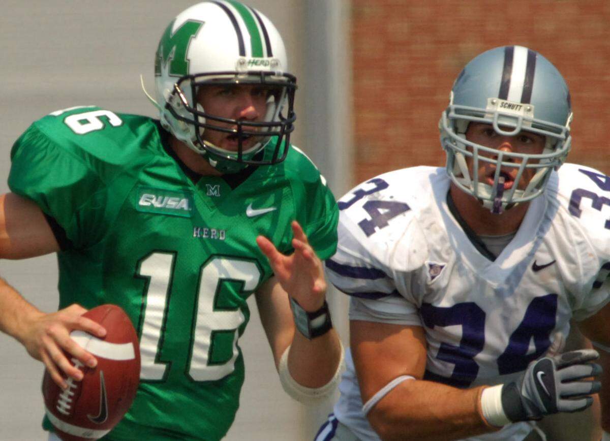 As a student, Kansas State defensive coordinator Blake Seiler joined the Wildcats as a walk-on and later became a captain. He chased a Marshall player during a 2005 game.