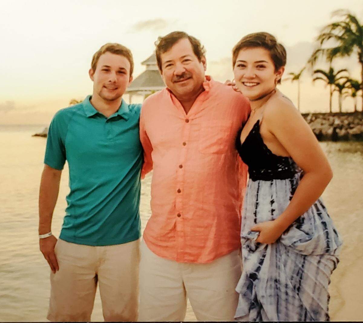 Steven Hickle, 66, of Wichita, (center), was killed last month in a hit and run accident outside of Arrowhead Stadium. Hickle, along with his wife Laurie, were longtime season ticket holders and decided to leave the game following a rain delay. Steve Hickle was struck by three vehicles as he tried to stop traffic so he and his wife could cross the street to get to the vehicle parked in a nearby church parking lot.