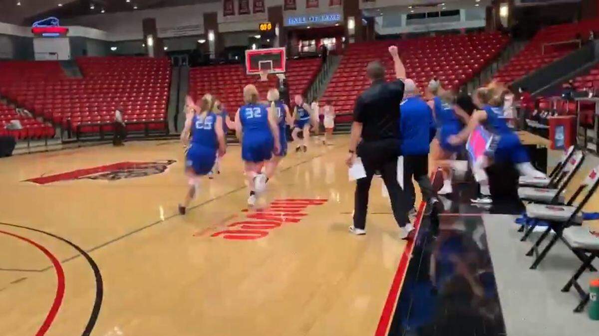 The Rockhurst women’s basketball team ended Drury’s winning streak at 42 games with a 75-69 victory on Feb. 2, 2021 in Springfield, Missouri.