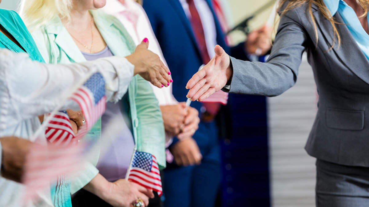 Do you want members of the highest court in the state hearing cases, or shaking hands and making promises?
