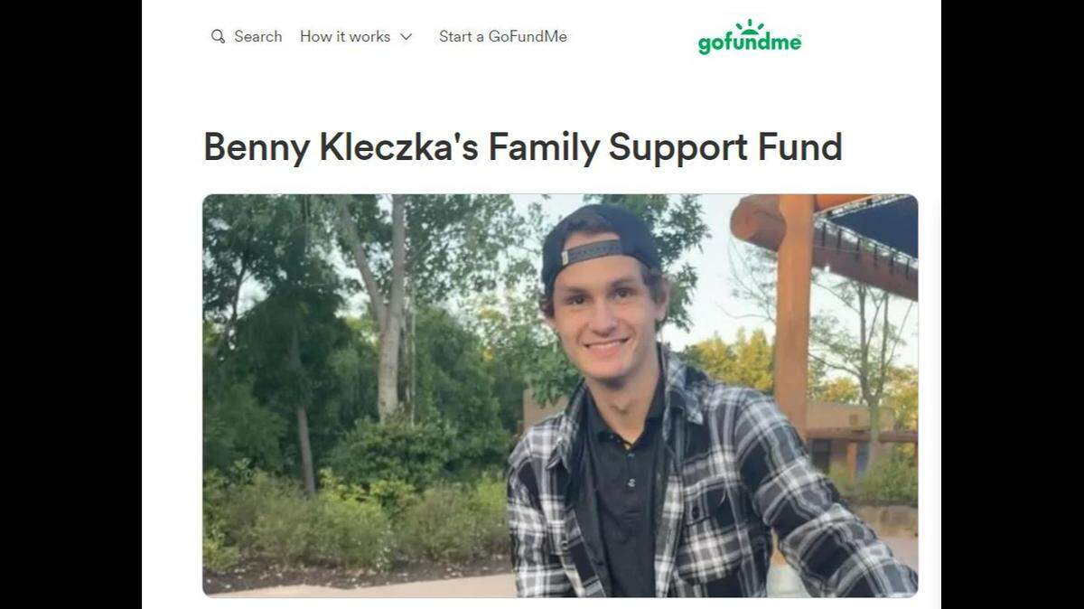 Benjamin Kleczka, 19, died after an alleged drunk driver crashed into his vehicle as it was stopped at an intersection on Thursday, June 15, 2023, in Merriam, Kansas. Loved ones started a GoFundMe for the teen’s family.