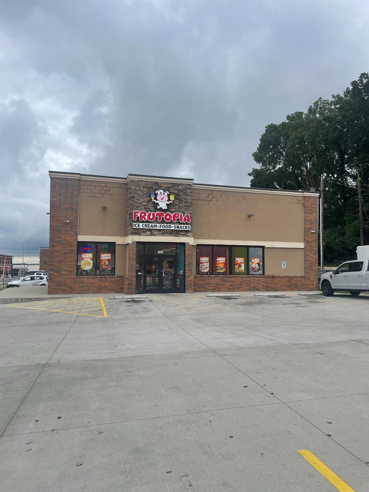 Fruitopia in Kansas, City, Kansas saw some rainfall creep into its entryway after flash floods ravaged the Kansas City metro on July 16 and the morning of July 17, 2025.