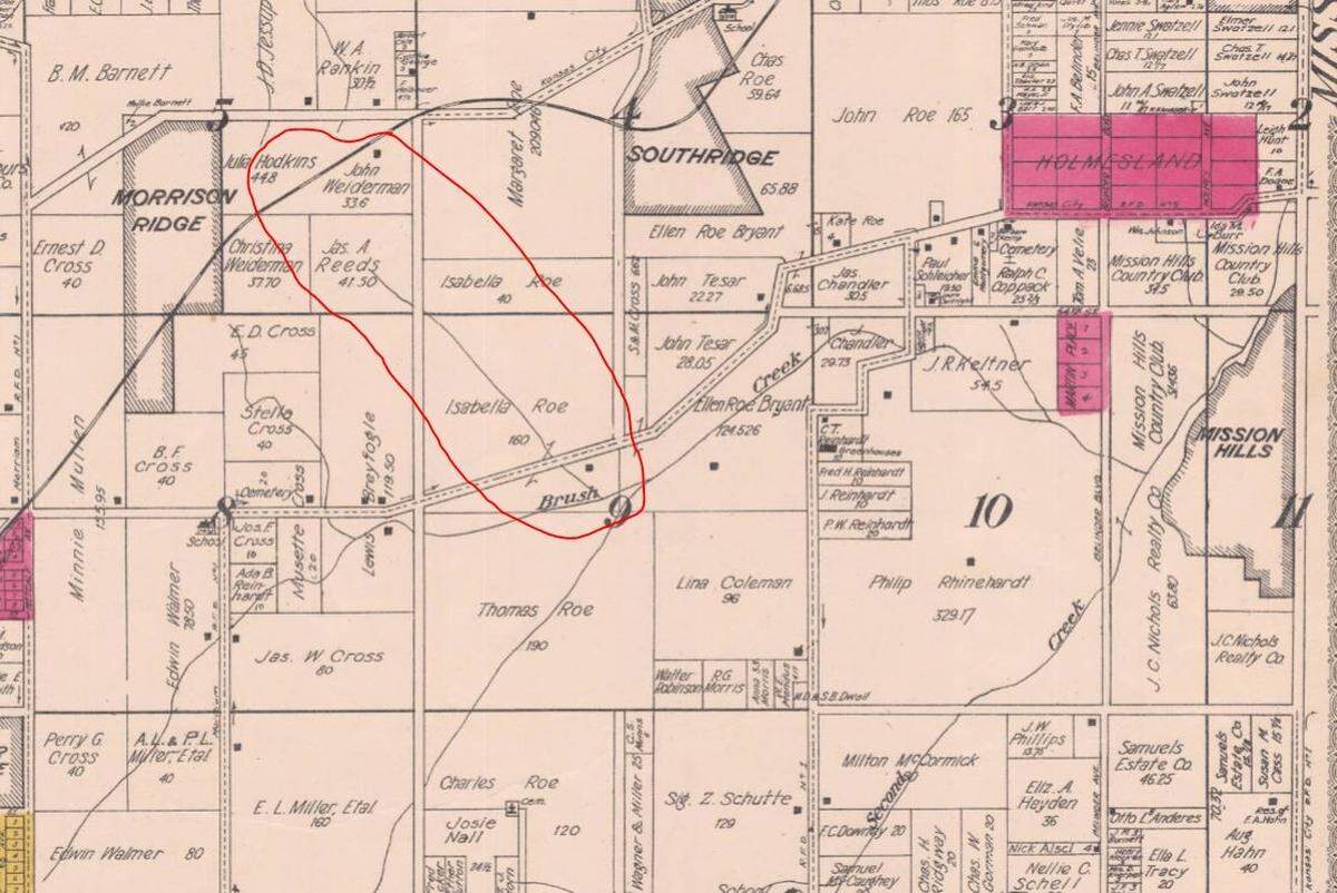 1922 plat map.