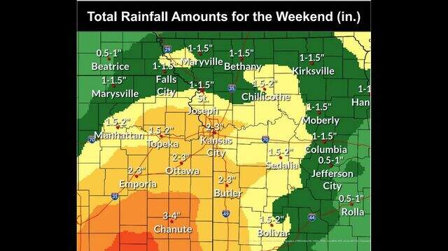 Heavy rain in Kansas City weather weekend, next week forecast | Kansas ...