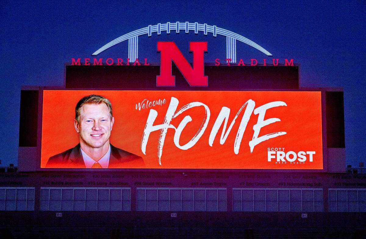 The buzz around Memorial Stadium in Lincoln, Neb., started shortly after folks heard that native son Scott Frost would be returning home to coach the Huskers.
