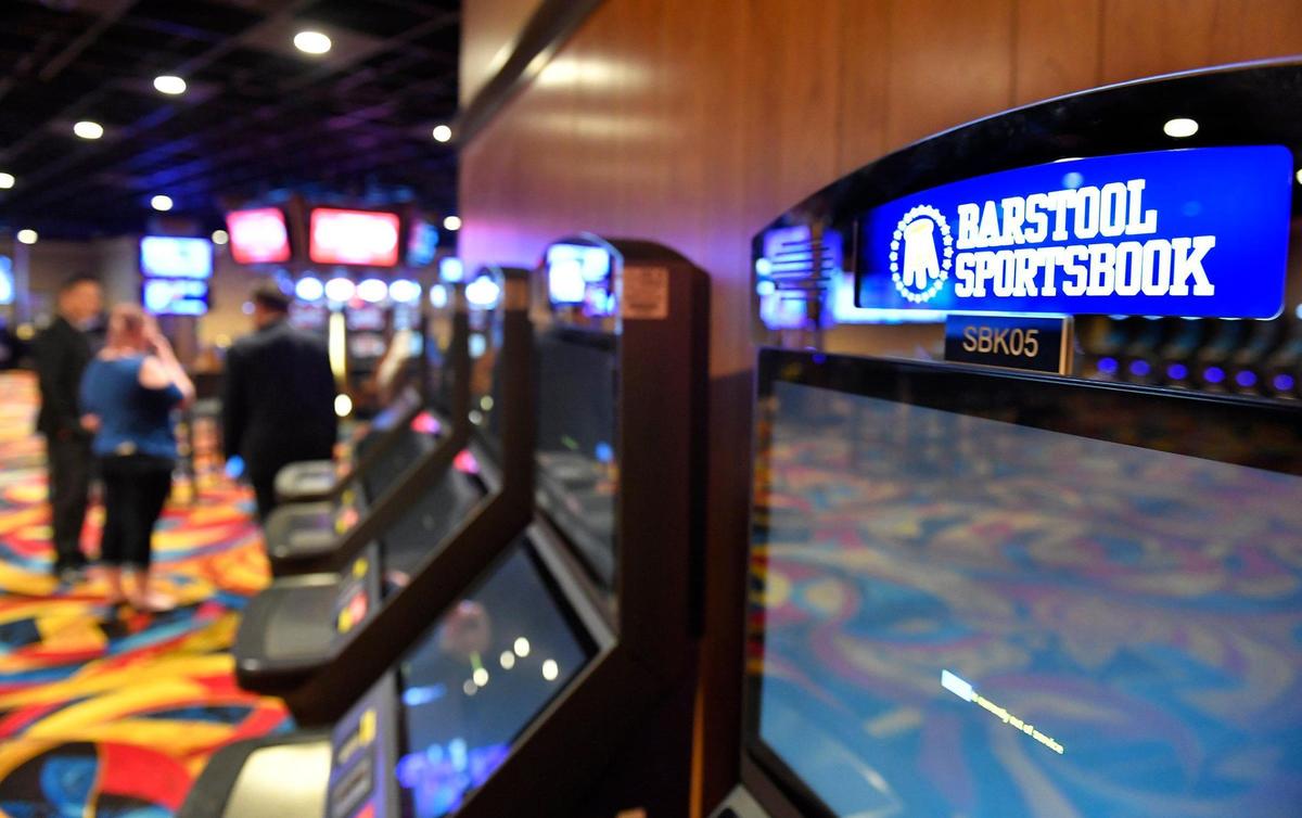 Legalized sports betting starts today in Kansas. Beginning at noon, six mobile sports betting operators are approved to launch, and in-person sportsbooks will be available at two locations, including the Hollywood Casino, shown, in Kansas City, Kansas.
