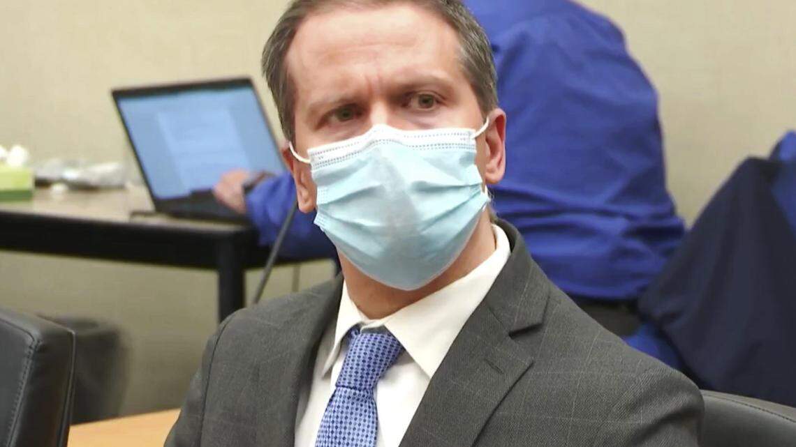 FILE - This April 20, 2021, file image from video, defendant, former Minneapolis police Officer Derek Chauvin, listens to verdicts at his trial for the 2020 death of George Floyd at the Hennepin County Courthouse in Minneapolis. Chauvin was convicted of murder and manslaughter charges in state court and is scheduled to be sentenced June 25. Chauvin’s lawyer, Eric Nelson, has filed a request for a new trial in Floyd’s death, citing a host of reasons, including publicity that was “so pervasive and so prejudicial ... that it amounted to a structural defect in the proceedings.” (Court TV via AP, Pool)