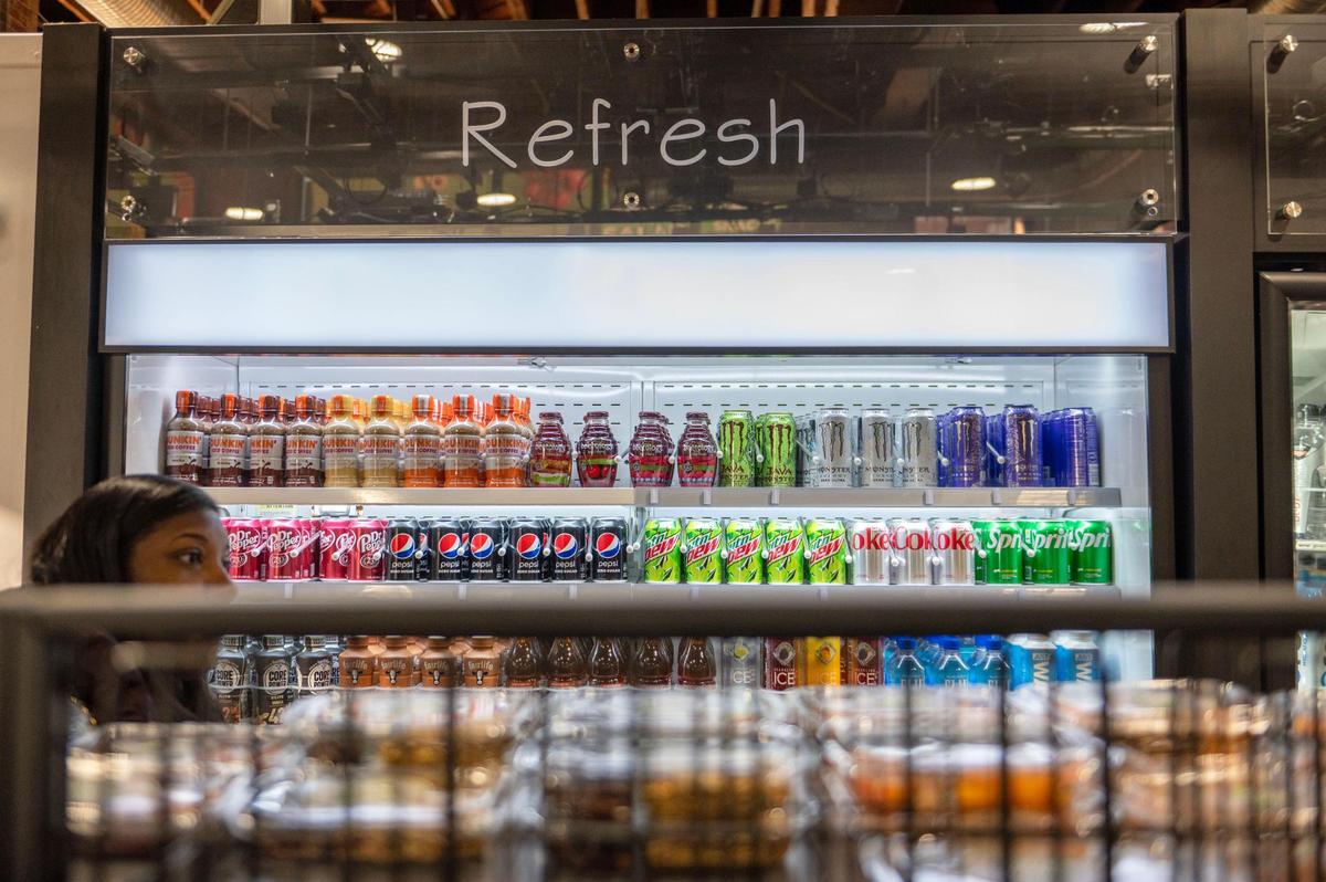 “I don’t see many stores in the city. You definitely don’t see ones using technology and cutting-edge methods of convenience,” says resident Eze Redwood who attended the opening.