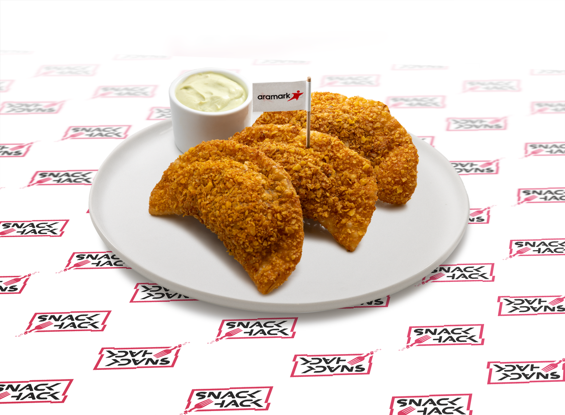 Aramark will offer&nbsp;Doritos-encrusted empanadas with ground beef, onions, cheddar jack cheese and avocado crema.&nbsp;&nbsp;