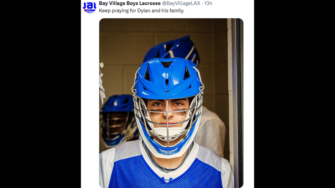 Dylan Veselic was fatally injured during a high school lacrosse game in Ohio.